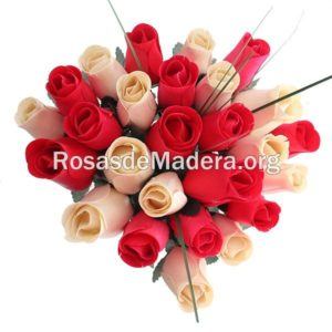 Regalar rosas de madera, para toda la vida